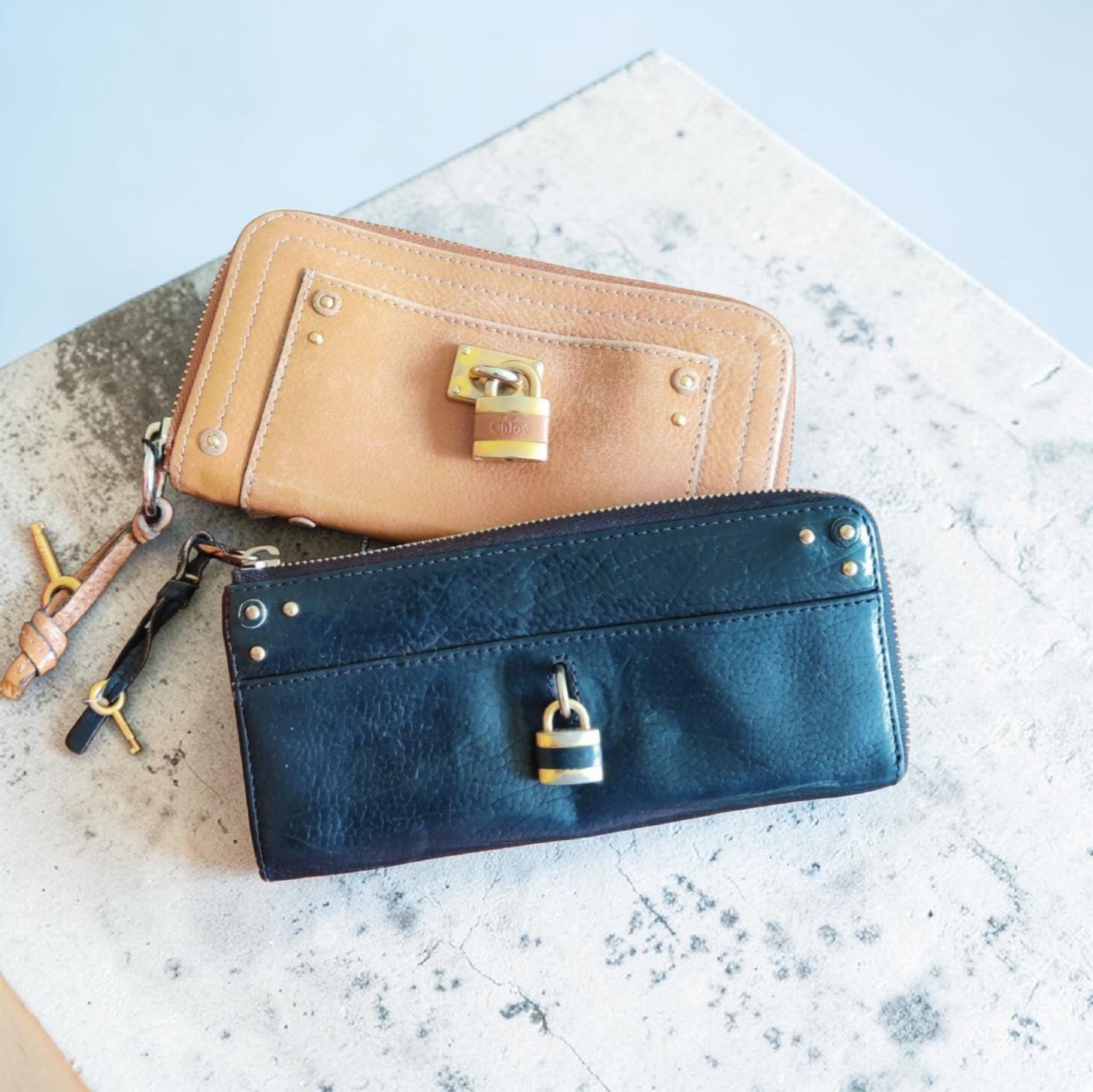 Chloe Paddington Leather Long Wallet with L-shaped Zipper - Image 2